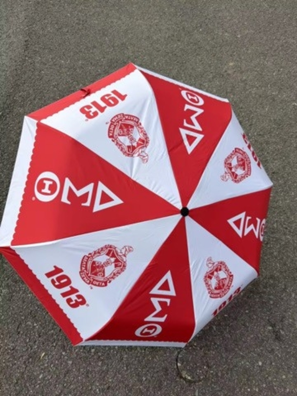 Delta Sigma Theta Red & White Umbrella